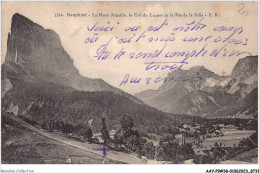 AAYP9-38-0824 - Le Mont Aiguille - Le Col Du Laupet Et Le Pas De La Selle - Other & Unclassified