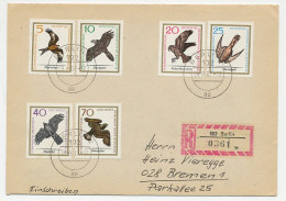 Registered Cover Germany / DDR 1967 Birds Of Prey - Other & Unclassified