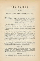 Staatsblad 1903 : Maildienst Nederland - Ned. Indie - Historische Dokumente