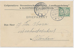Firma Briefkaart Kloosterveen 1911 - Stoomdorschvereniging - Unclassified