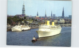 72503856 Hamburg Hafen Mit Stadtpanorama Hamburg - Andere & Zonder Classificatie