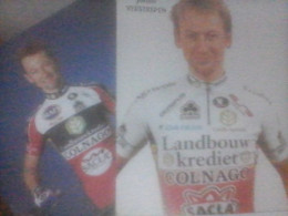CYCLISME  - WIELRENNEN- CICLISMO : 2 CARTES JOHAN VERSTREPEN - Cycling