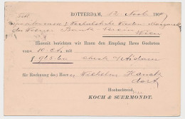 Briefkaart G. 53 Particulier Bedrukt Rotterdam - Oostenrijk 1900 - Postal Stationery