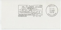 Specimen Postmark Card France 1978 Palm Tree - Sun - Alberi