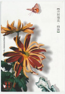 Postal Stationery China 2004 Butterfly - Flower - Other & Unclassified