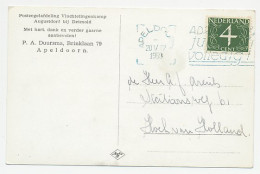 Machinestempel Apeldoorn 1958 - XV Kleur Blauw - Unclassified