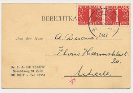 Briefkaart Utrecht 1947 U.C. & V.V. Hercules - Cricket - Voetbal - Unclassified