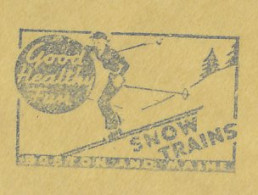 Meter Top Cut USA 1941 Ski - Skiing - Snow Trains - Hiver