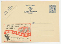 Publibel - Postal Stationery Belgium 1951 Chickens - Rearing - Granjas