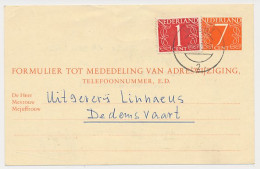 Verhuiskaart G. 30 Weert - Dedemsvaart 1965  - Postwaardestukken
