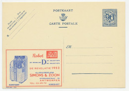 Publibel - Postal Stationery Belgium 1951 Jukebox - Ami - Recordplayer - Musique