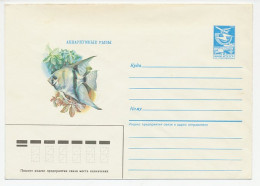 Postal Stationery Soviet Union 1987 Fish - Peces