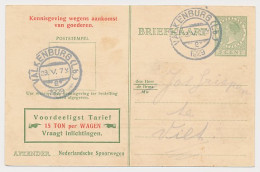 Spoorwegbriefkaart G. NS216 N - Locaal Te Valkenburg 1929 - Entiers Postaux