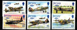 Jersey 2000 - Mi.Nr. 951 - 956 - Postfrisch MNH - Flugzeuge Airplanes Militaria Military - Flugzeuge