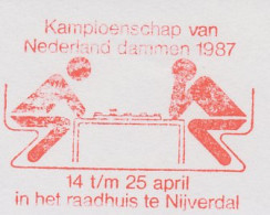 Meter Cut Netherlands 1987 Draughts - Dutch Championship 1987 - Non Classés