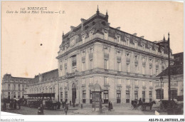ADIP9-33-0810 - BORDEAUX - La Gare Du Midi Et Hôtel Terminus  - Bordeaux