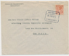Treinblokstempel : Amsterdam - Eindhoven XV 1935 - Ohne Zuordnung