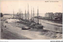 ADIP9-33-0737 - BLAYE - Le Port Et La Gare  - Blaye