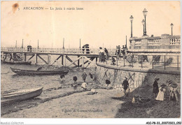 ADIP8-33-0665 - ARCACHON - La Jetée à Marée Basse  - Arcachon