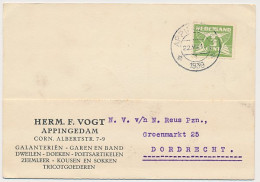 Firma Briefkaart Appingedam 1939 - Galanterien - Zeemleer Etc.  - Ohne Zuordnung