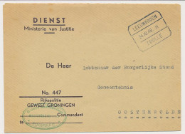 Treinblokstempel : Leeuwarden - Zwolle H 1948 (Weststellingwerf) - Zonder Classificatie