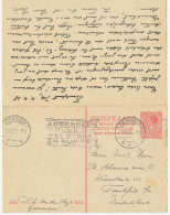 Briefkaart G. 212 Groningen - Frankfurt Duitsland 1928 V.v. - Entiers Postaux