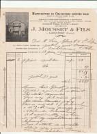15-J.Mousset & Fils...Manufacture De Chaussures Cousues Main....Laroquebrou...(Cantal)...1913 - Kleding & Textiel