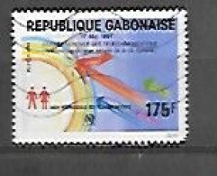 TIMBRE OBLITERE DU GABON DE  1991 N° MICHEL 1084 - Gabun (1960-...)