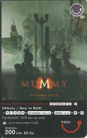 Thailand: Prepaid Happy - The Mummy In Cinemas. Transparent - Thailand