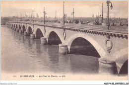 ADIP4-33-0346 - BORDEAUX - Le Pont De Pierre  - Bordeaux