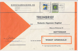 Treinbrief Geldermalsen - Rotterdam 1970 - Zonder Classificatie