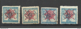 JUGOSLAWIEN Jugoslavija 1920 Michel 44 - 47 Porto Postage Due, Mint & Used - Strafport