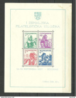 Jugoslawien JUGOSLAVIJA 1937 S/S Block Michel 1 MNH - Blokken & Velletjes