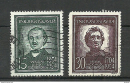 Jugoslawien JUGOSLAVIJA 1954 Michel 755 - 756 O - Used Stamps