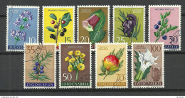 Jugoslawien JUGOSLAVIJA 1959 Michel 892 - 890 O Flowers Blumen - Andere & Zonder Classificatie
