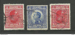 JUGOSLAVIJA 1924/26 Michel 180 & 190 O - Usados