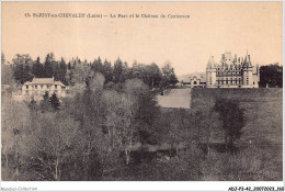 ADJP3-42-0266 - SAINT-JUST-EN-CHEVALET - Le Parc Et Le Chateau De Contenson  - Roanne