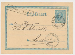 Trein Haltestempel Wormerveer 1875 - Briefe U. Dokumente