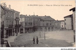 ADJP3-42-0204 - ST-GALMIER - Place De L'hotel De Ville - Other & Unclassified