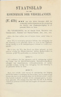 Staatsblad 1927 : Spoorlijn Etten En Leur - Documentos Históricos