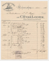 Nota Middelburg 1886 - Bakkerij - Het Wittebroodskind - Holanda