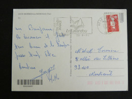 LE LAVANDOU - VAR - FLAMME SUR MARIANNE BRIAT - BORMES LES MIMOSAS - Mechanical Postmarks (Advertisement)