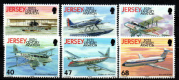 Jersey 2003 - Mi.Nr. 1062 - 1067 - Postfrisch MNH - Flugzeuge Airplanes - Avions