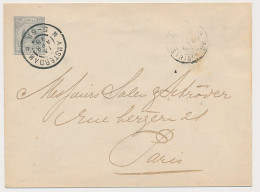 Envelop G. 7 Amsterdam - Frankrijk 1899 - Entiers Postaux