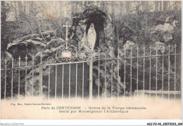 ADJP2-42-0176 - Parc De CONTENSON - Grotte De La Vierge Immaculée Benie Par Monseigneur L'archeveque - Other & Unclassified
