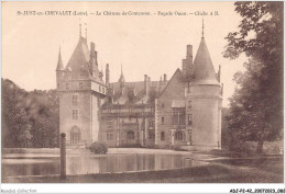 ADJP2-42-0125 -ST-JUST-EN-CHEVALET - Le Chateau De Contenson - Facade Ouest - Saint Just Saint Rambert