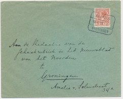 Treinblokstempel : Delfzijl - Groningen I 1930 ( Stedum ) - Unclassified