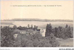ADJP2-42-0104 - SAINT-GERMAIN-LA-MONTAGNE - Vue Du Chateau De Vasvre - Saint Germain Laval