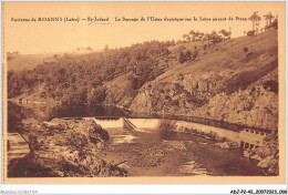 ADJP2-42-0087 - Environs De ROANNE - St-jodard - Le Barrage De L'usine Electrique Sur La Loire Au Saut De Pinay - Roanne