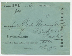 Amsterdam - Haarlem 1904 - Begeleidingsbrief - Unclassified
